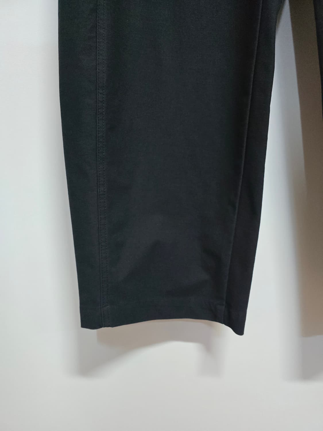 유니클로 블랙 와이드 면바지 팬츠 상품이미지3