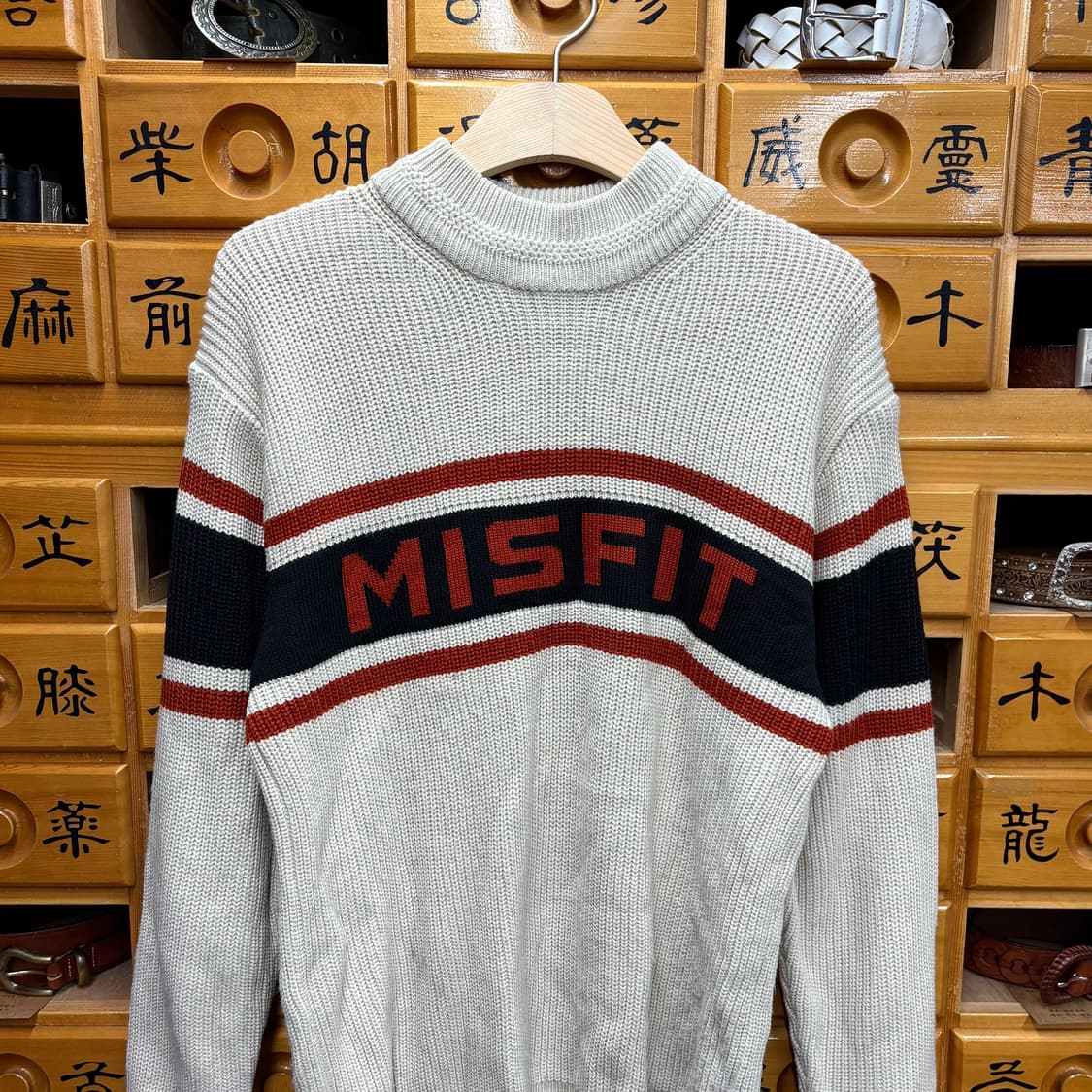 (L) 스컬프터 케이블 울 니트 상품이미지2