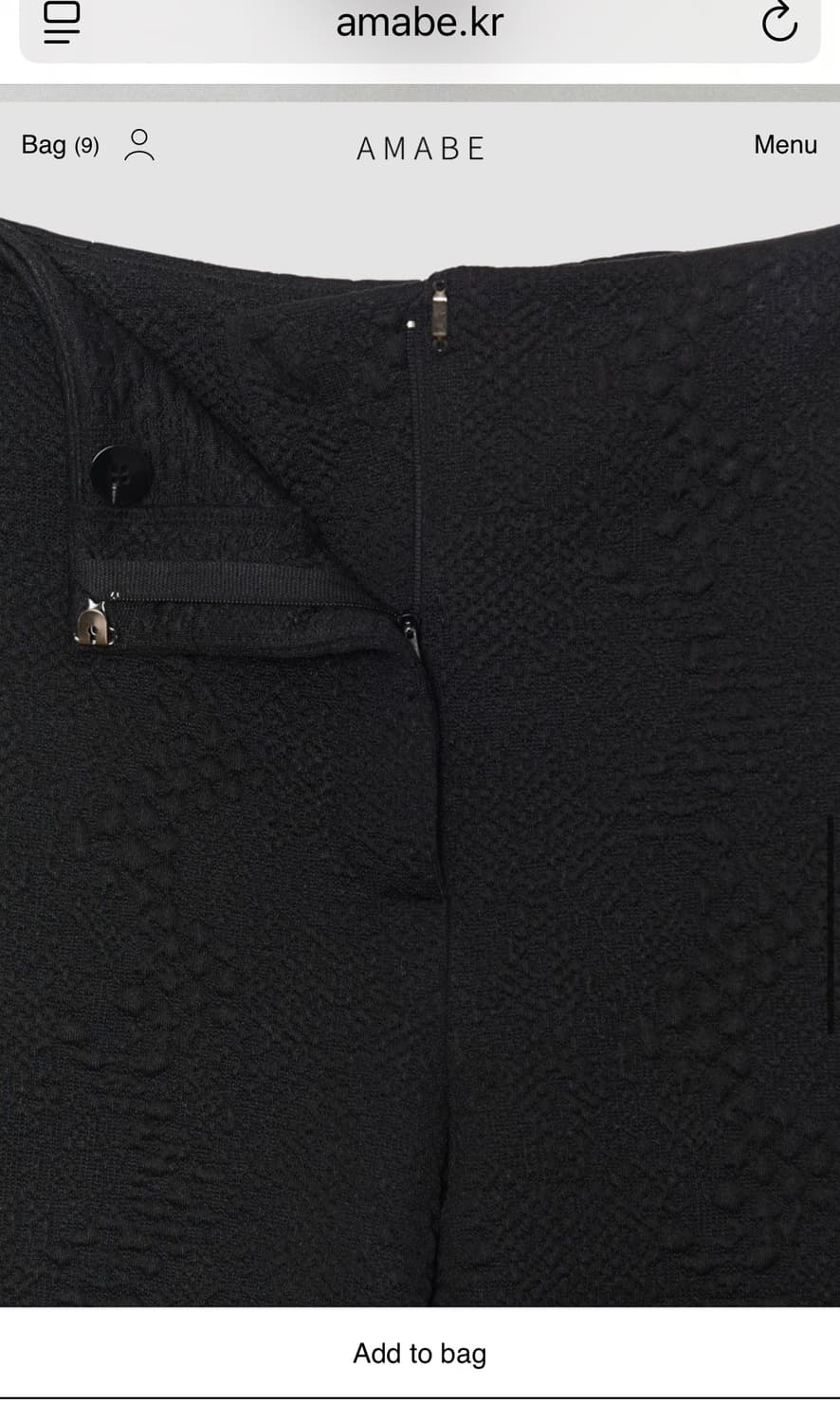 AMABE 아마베 크롭 팬츠 상품이미지3