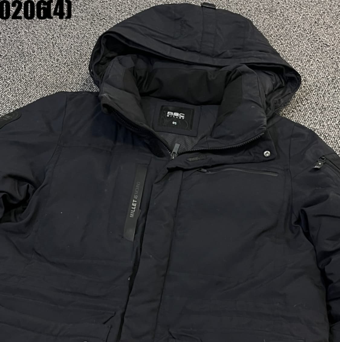[95] RSC 밀레 구스다운 블랙 패딩 점퍼 0206(4) 상품이미지2