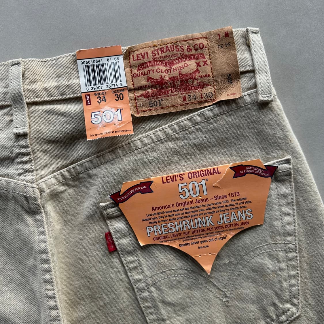 [33인치](데드스탁)리바이스 Levi's 00s 501 데님 팬츠 상품이미지8