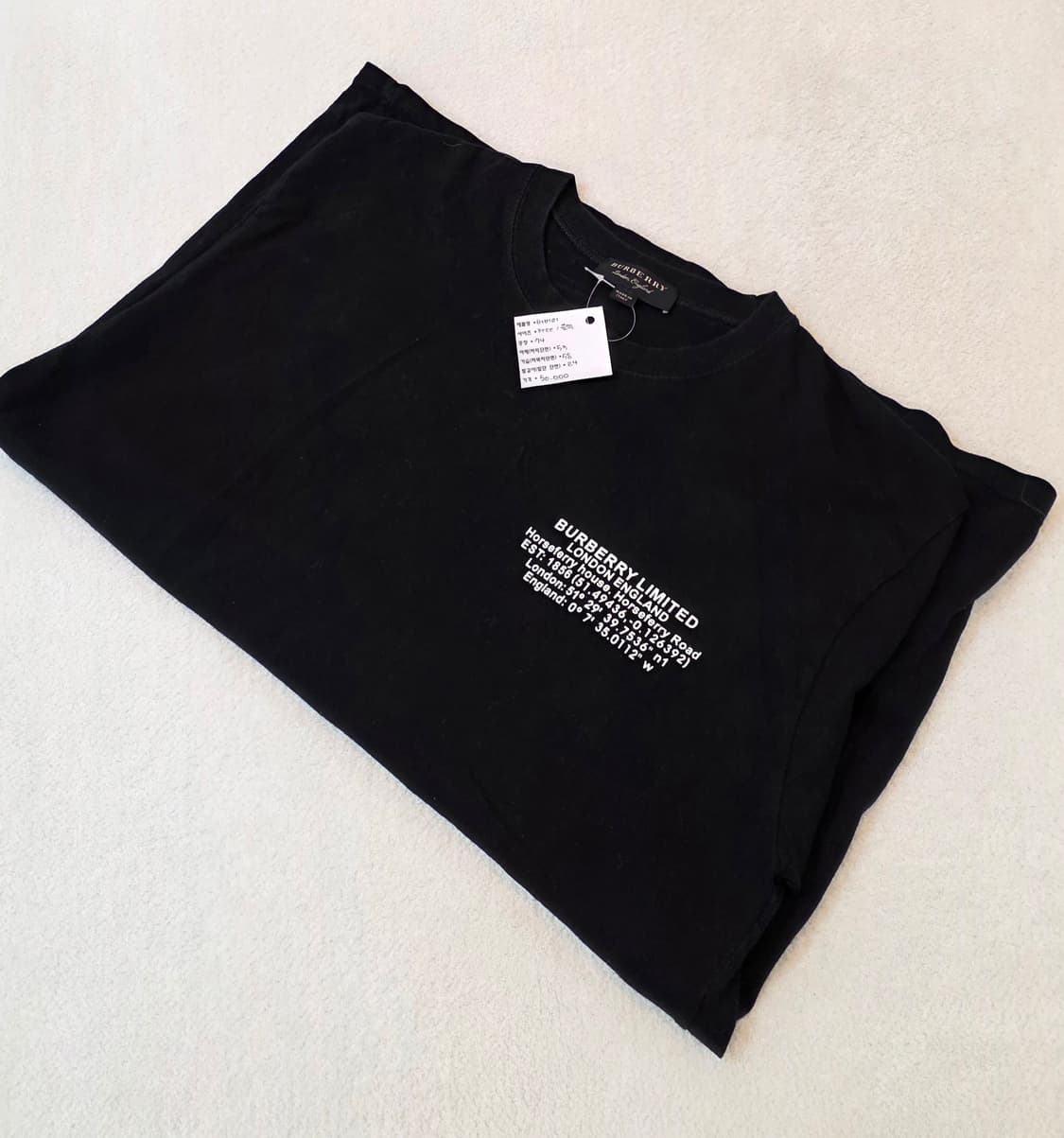 명품 로고 빈티지 반팔티 기본티 상품이미지4