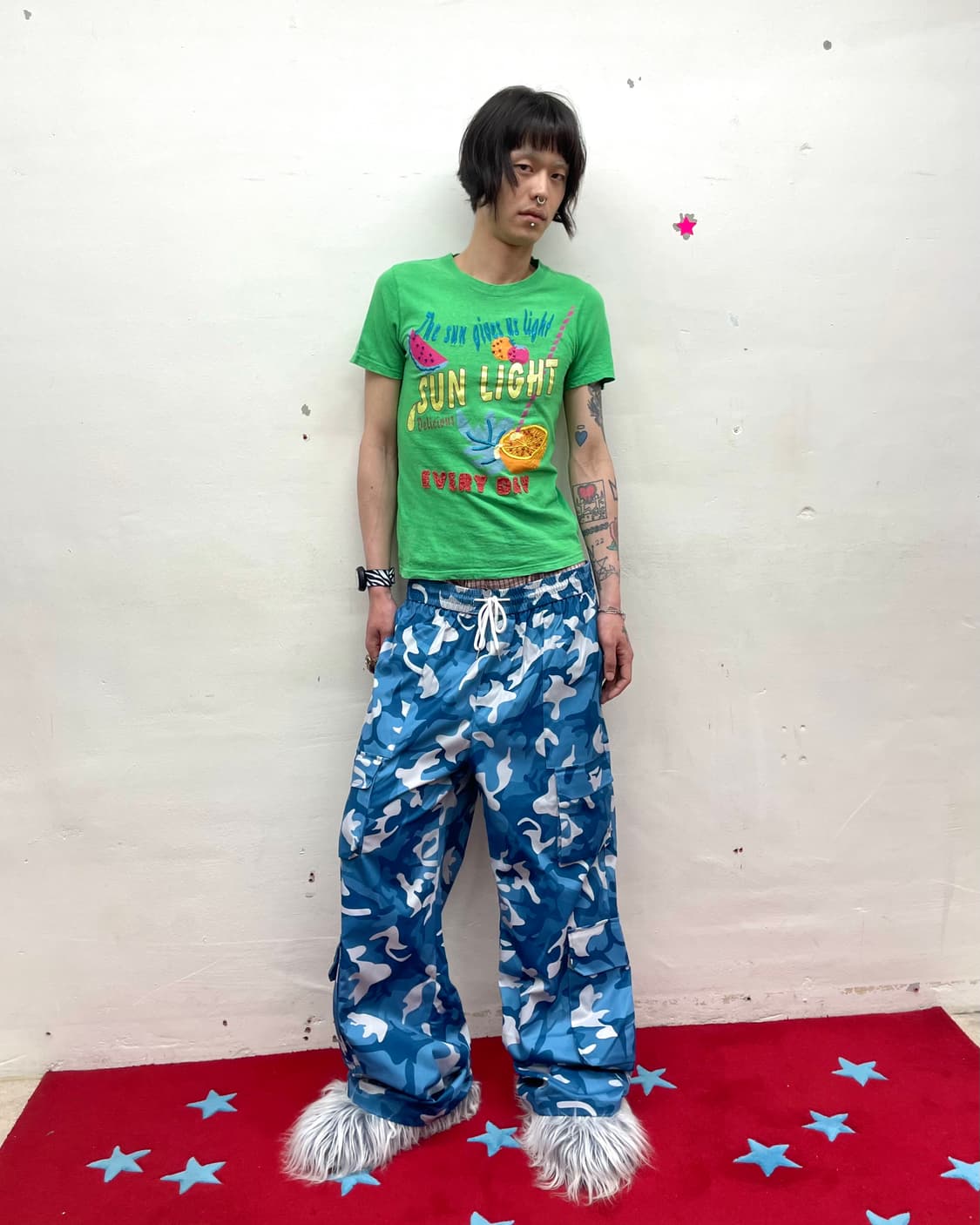 Summer Watermelon Fruit Green T-Shirt 상품이미지5