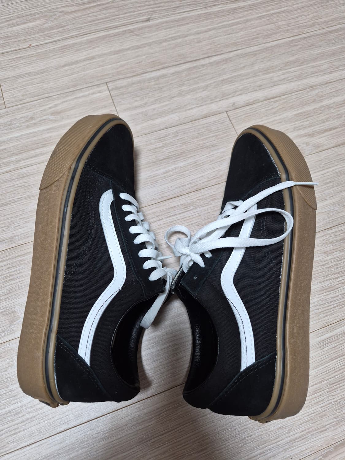 반스 올드스쿨 검솔 265 상태 아주좋음 상품이미지5