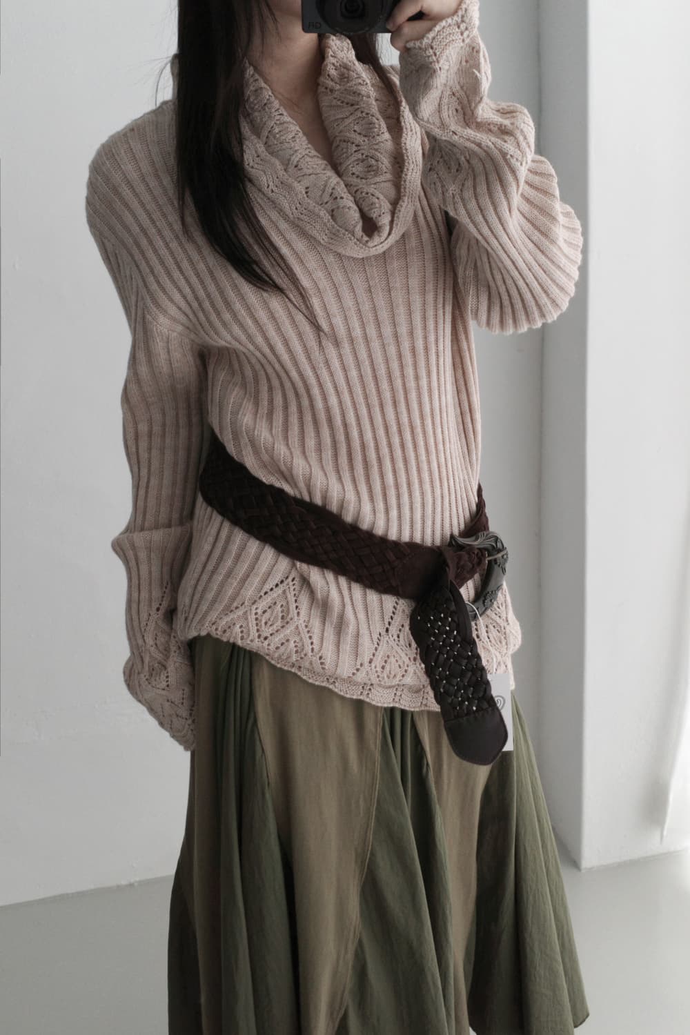 cowl long knit 상품이미지7
