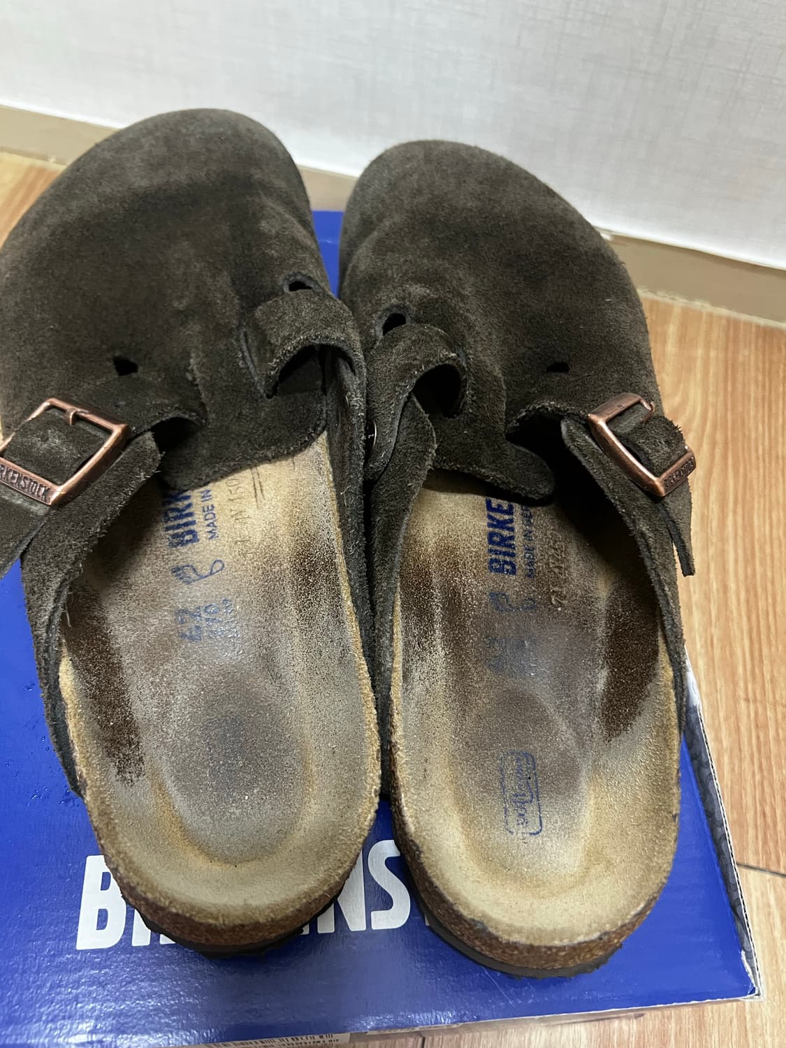 버켄스탁 보스턴 소프트 풋베드 모카 - 레귤러 (42) 판매 상품이미지8