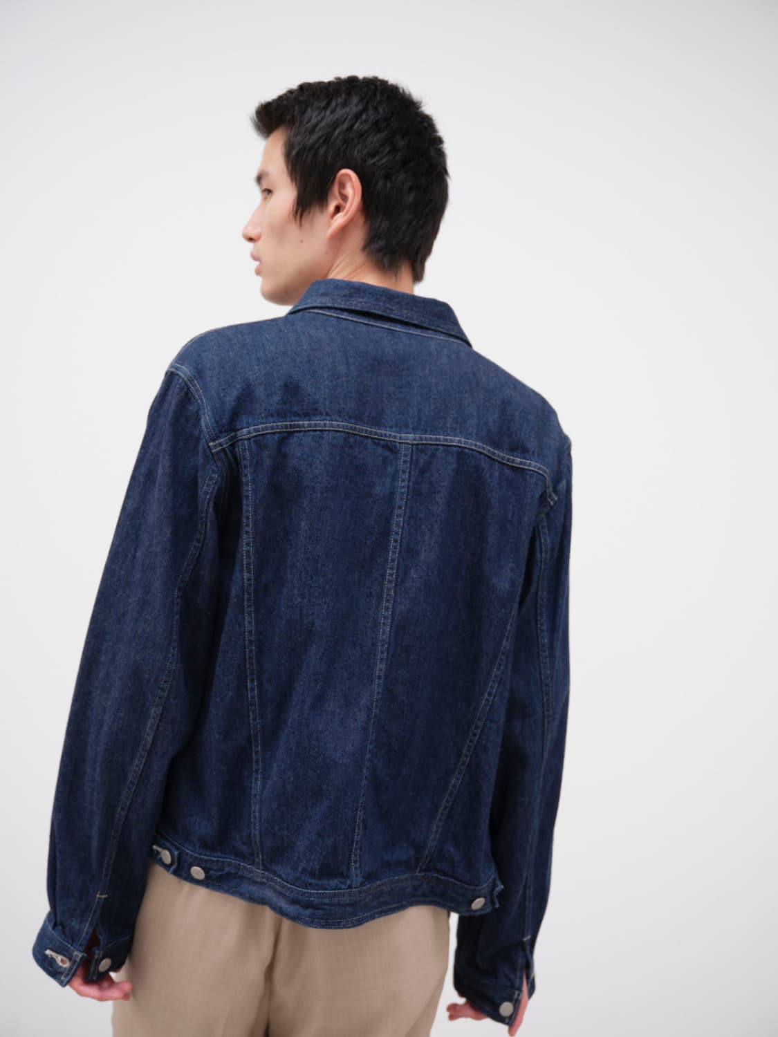 오라리 자켓 셀비지 라이트 데님 블루종 상품이미지2