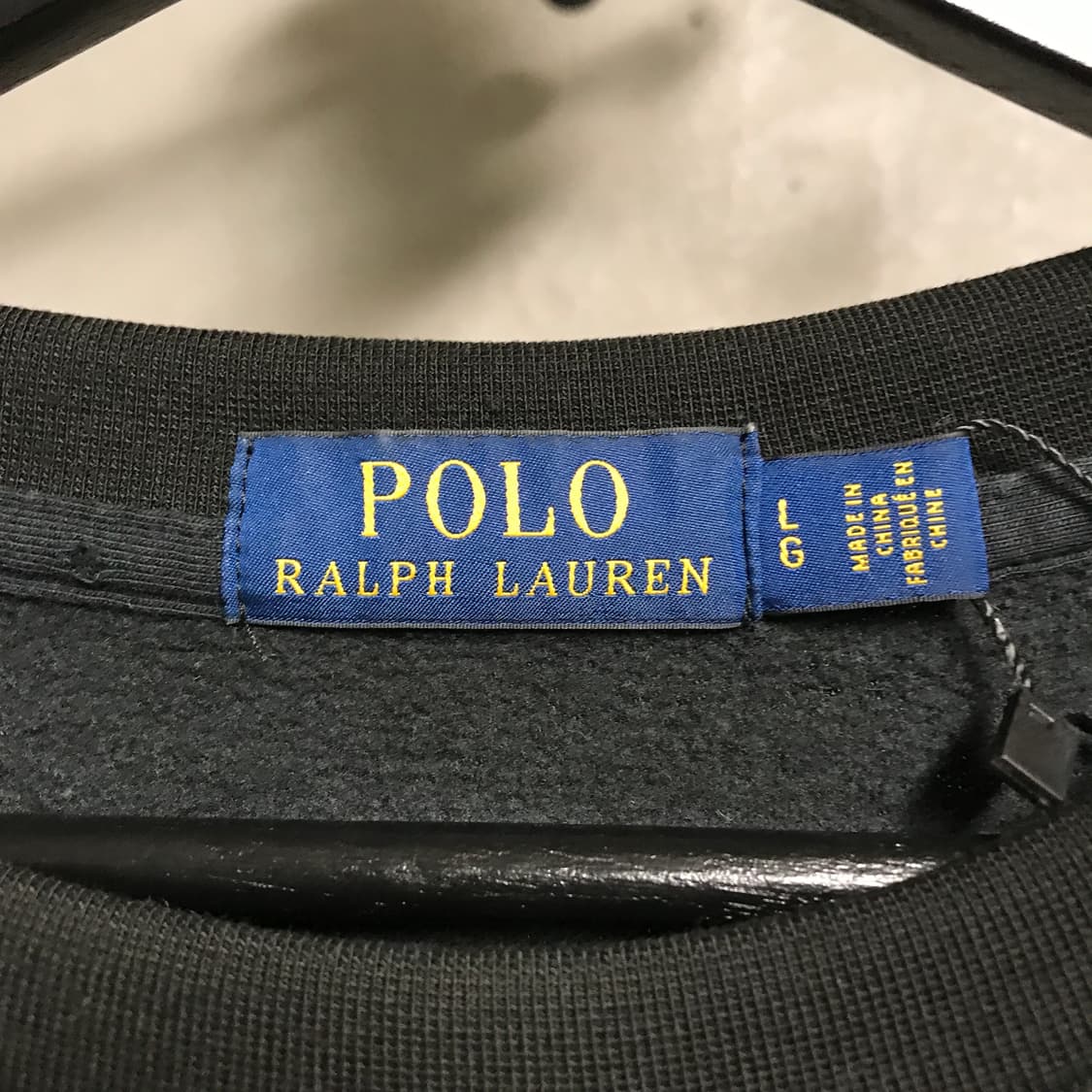 폴로 랄프로렌 맨투맨 블랙 L 상품이미지5