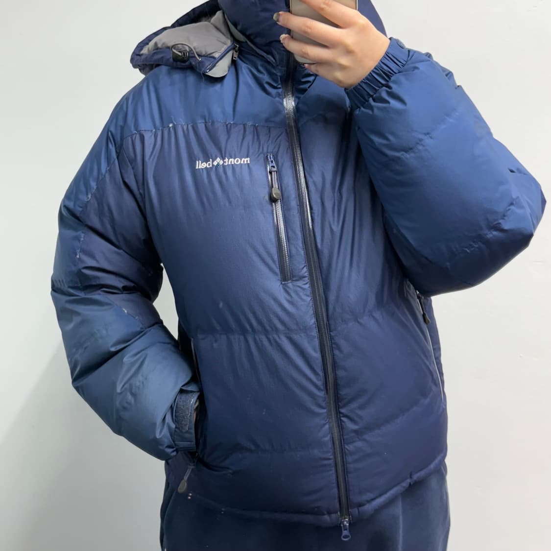 [M] 몽벨 네이비 구스 다운 패딩 상품이미지1