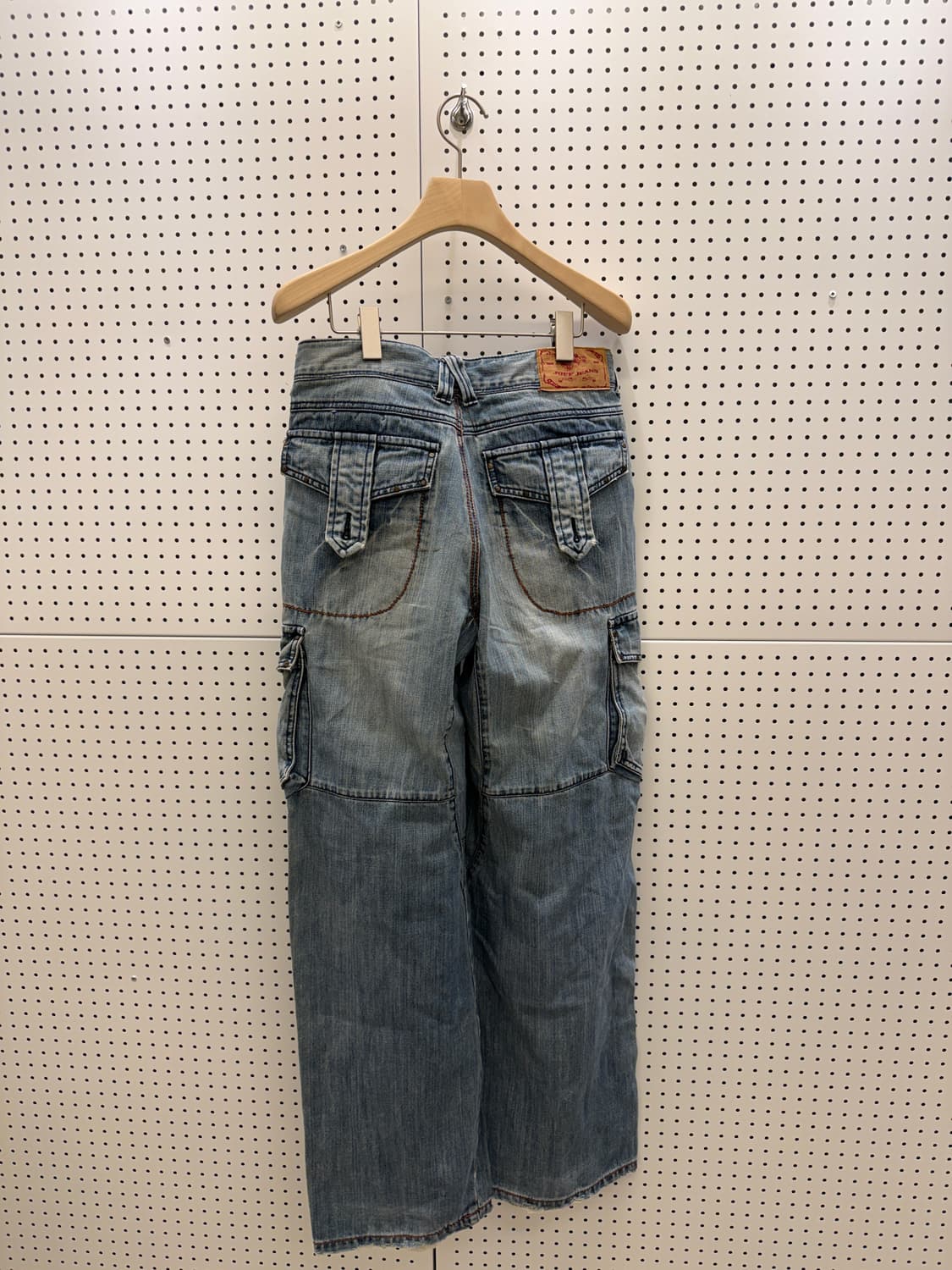 Y2K 워싱 데님 카고팬츠 U1129 상품이미지4