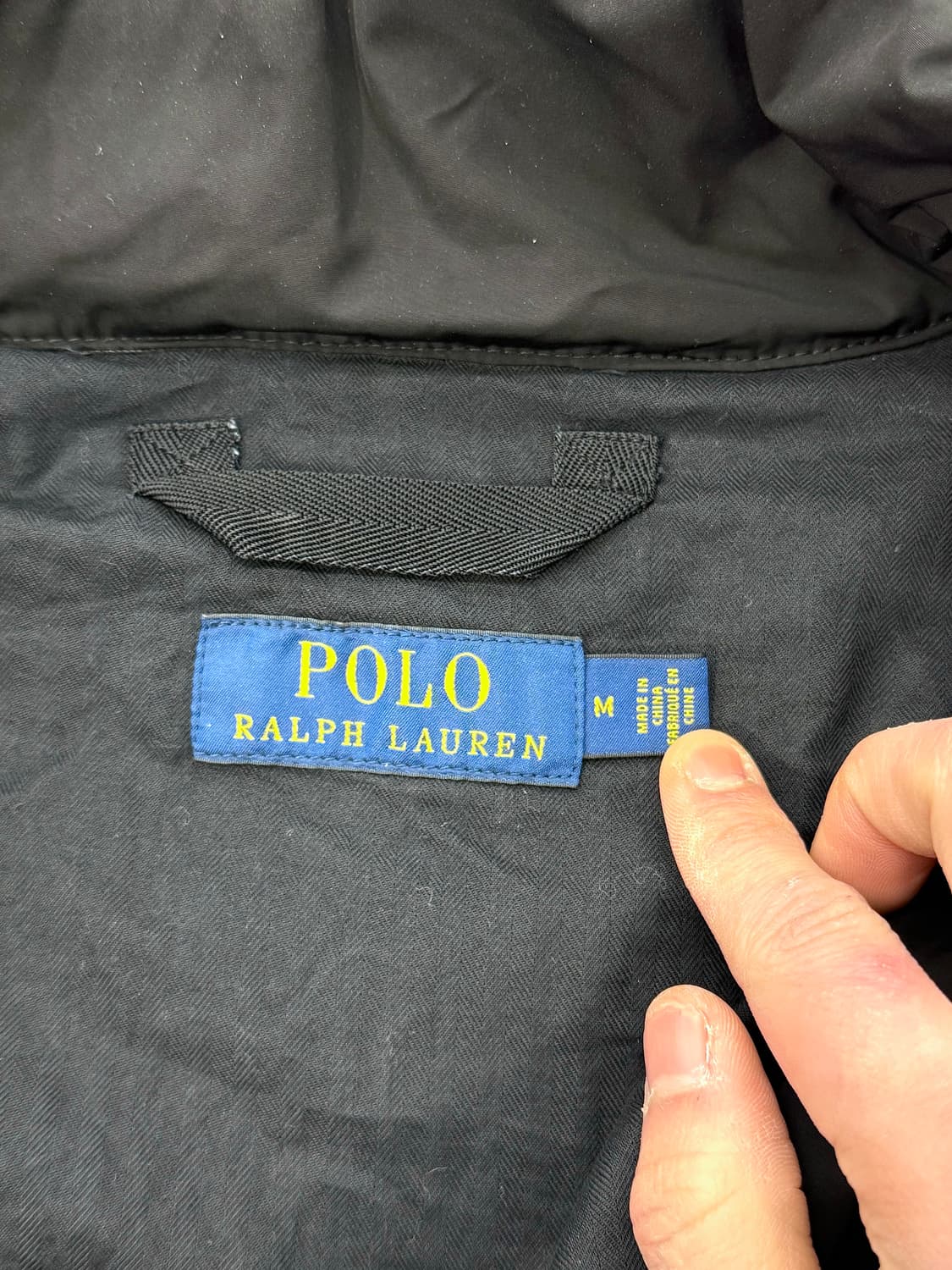 폴로 랄프로렌 블랙 M-65 나일론 히든 후디 필드 자켓 상품이미지7