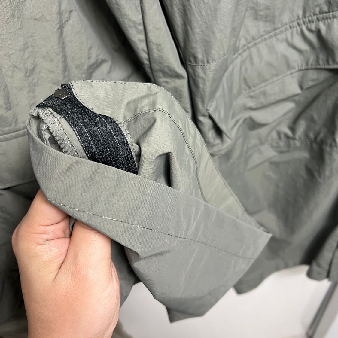 3)폴리테루 나일론 카고팬츠 세이지 상품이미지4