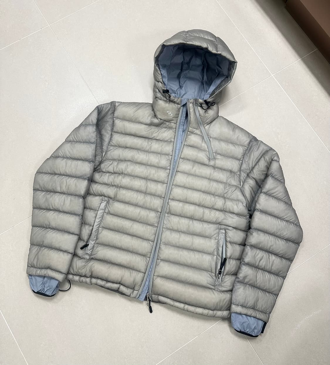 산산기어 서픽스 경량패딩 그레이 3사이즈 상품이미지1