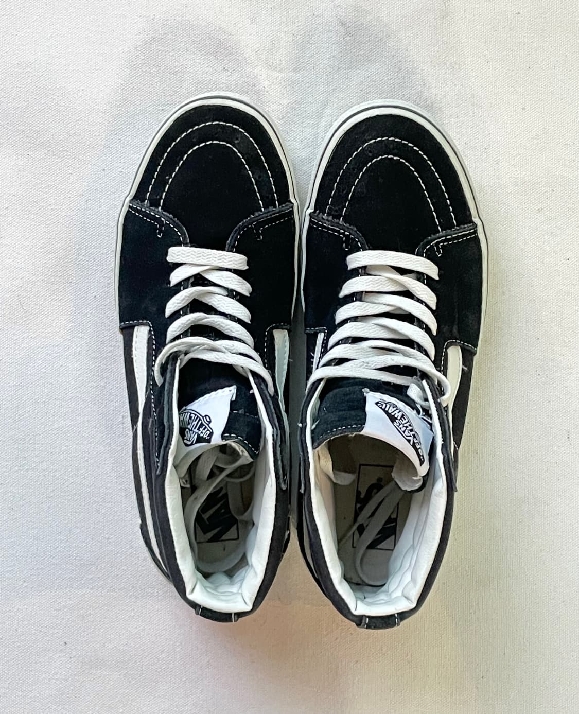 반스 스케이트 하이 블랙 화이트 상품이미지2