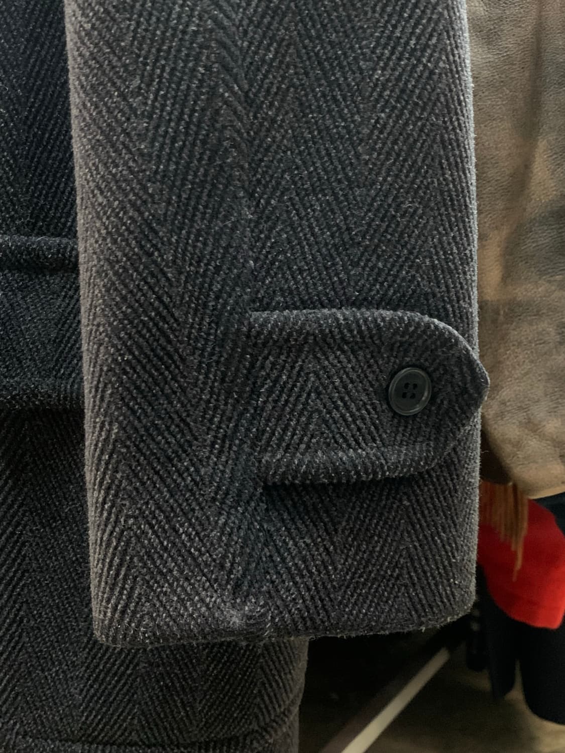 90s 글로버올 컷파일 울 더플코트 킹스턴 상품이미지8