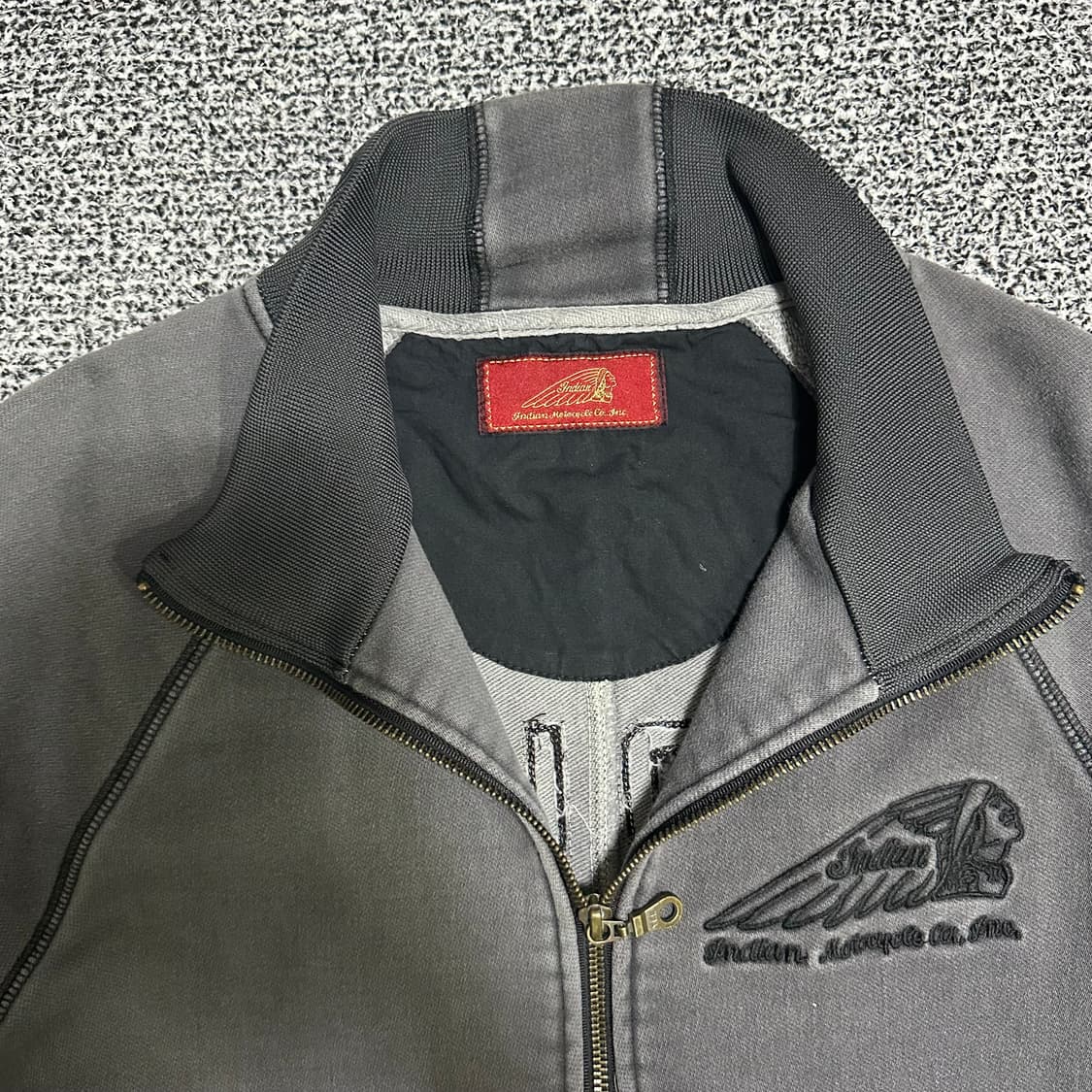 (M) 인디언 모터사이클 그레이 자켓 상품이미지2