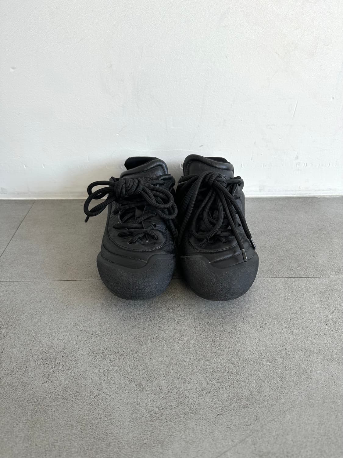 알렉산더 맥퀸 플렉션 테크 레더 블랙 상품이미지2