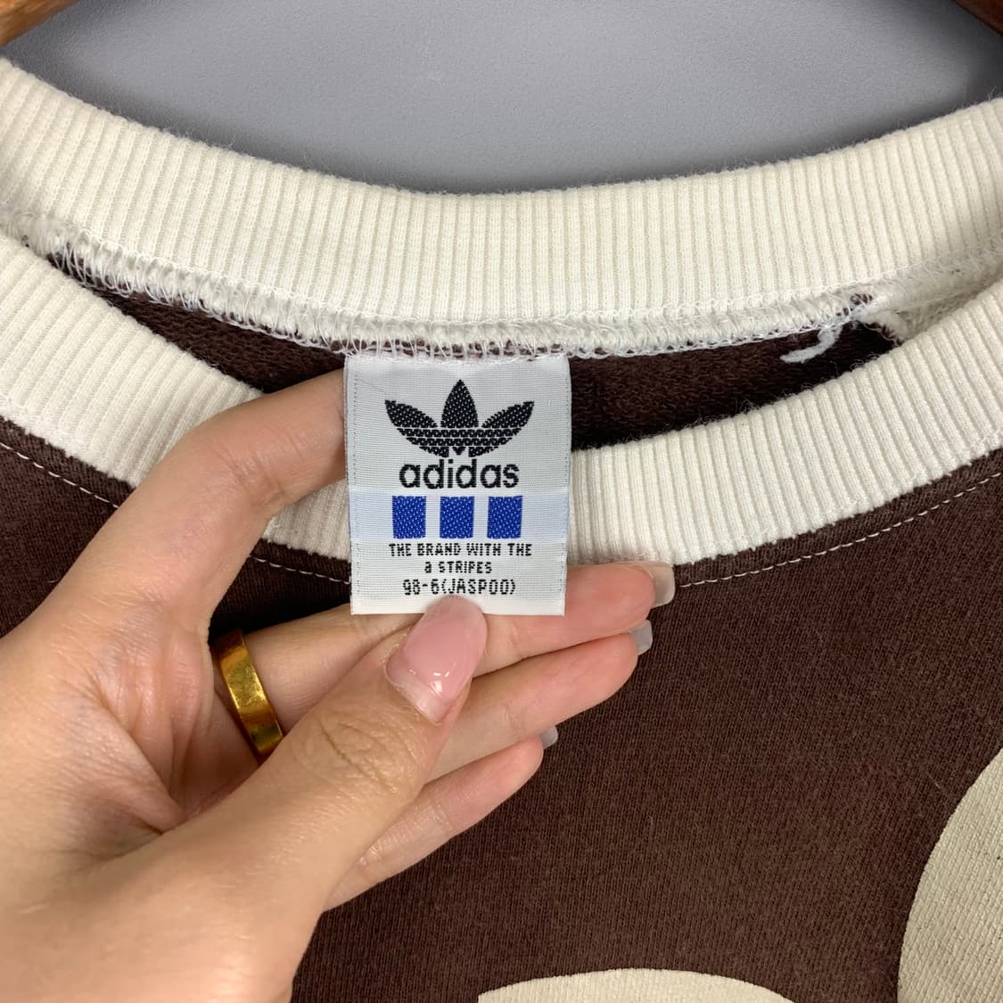 아디다스 일판 나그랑 배색 맨투맨 상품이미지8