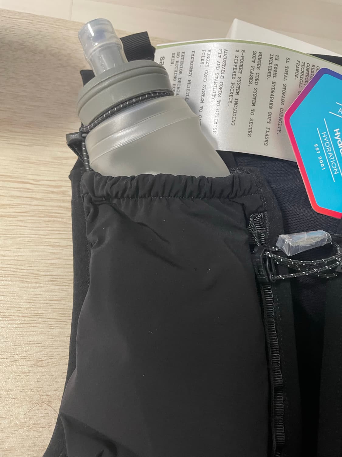 새티스파디 저스티스 코듀라 5L 하이드레이션 베스트 S-M 사이즈 블랙 상품이미지4