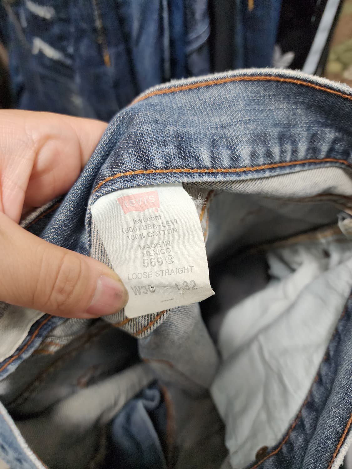 리바이스 90s 569 루즈 스트레이트 청바지  상품이미지7