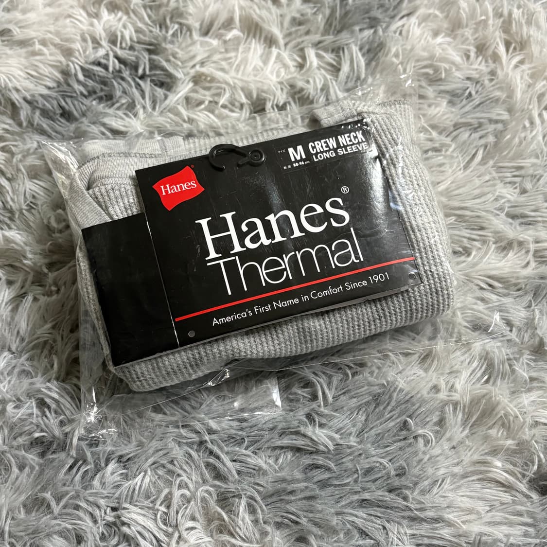 헤인즈 써멀 롱슬리브 그레이 M 상품이미지5