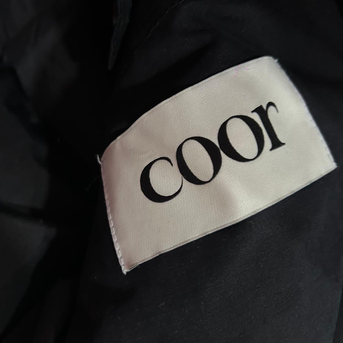 Coor 쿠어 버튼업 카라 패딩 상품이미지4