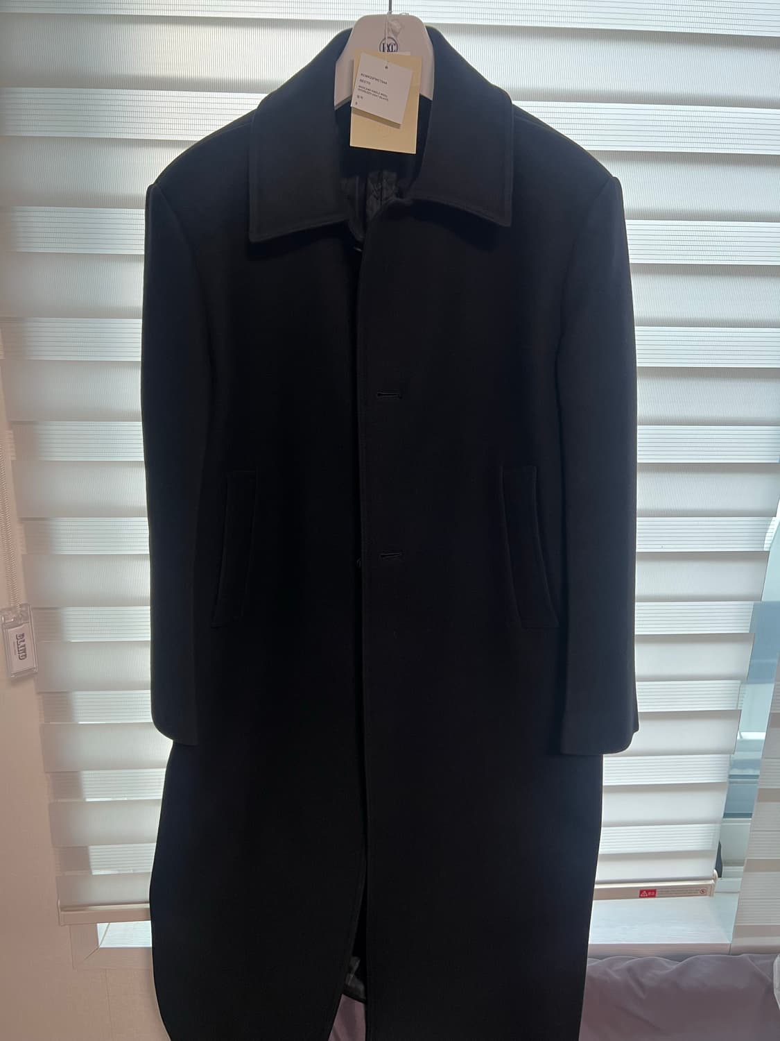 [새상품급] 렉토 하이랜드 울 싱글코트 블랙 S 상품이미지3