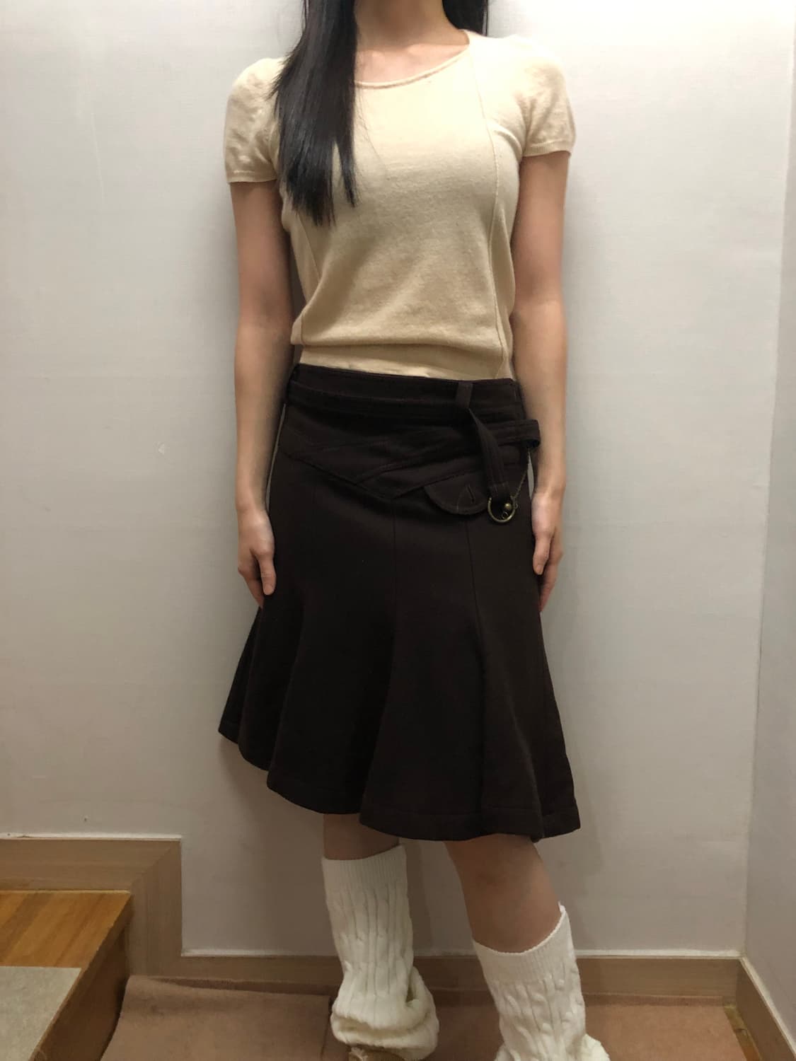 빈티지 베이지 니트 상품이미지3