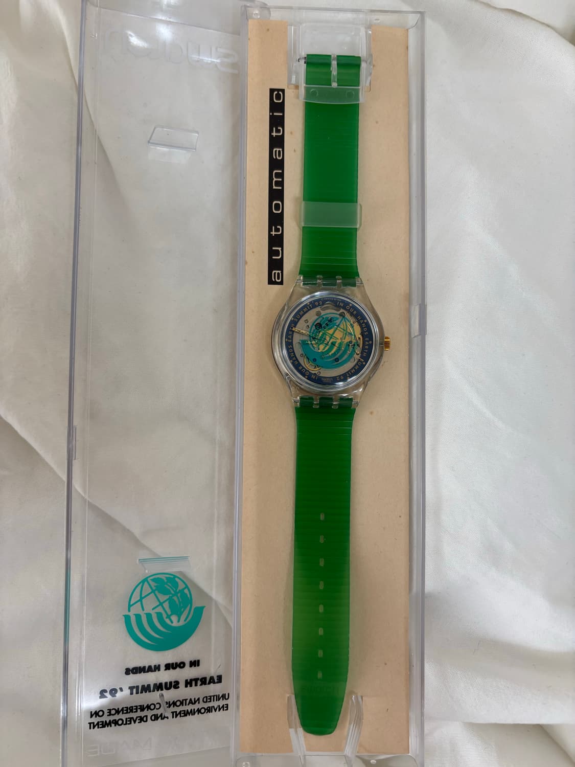 92년 빈티지 스와치 오토매틱 지구 환경회담 상품이미지1
