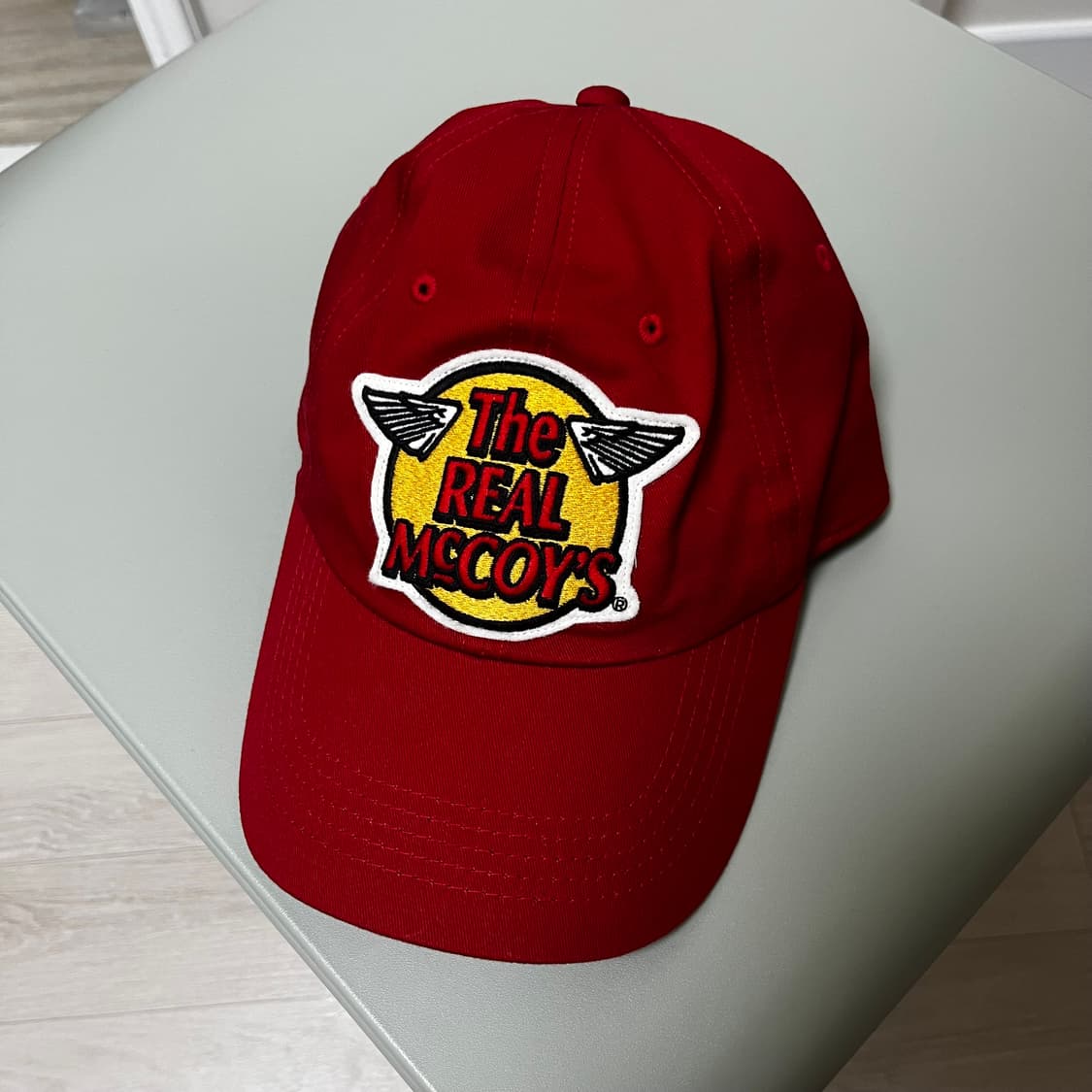 리얼맥코이 볼캡 레드 상품이미지1