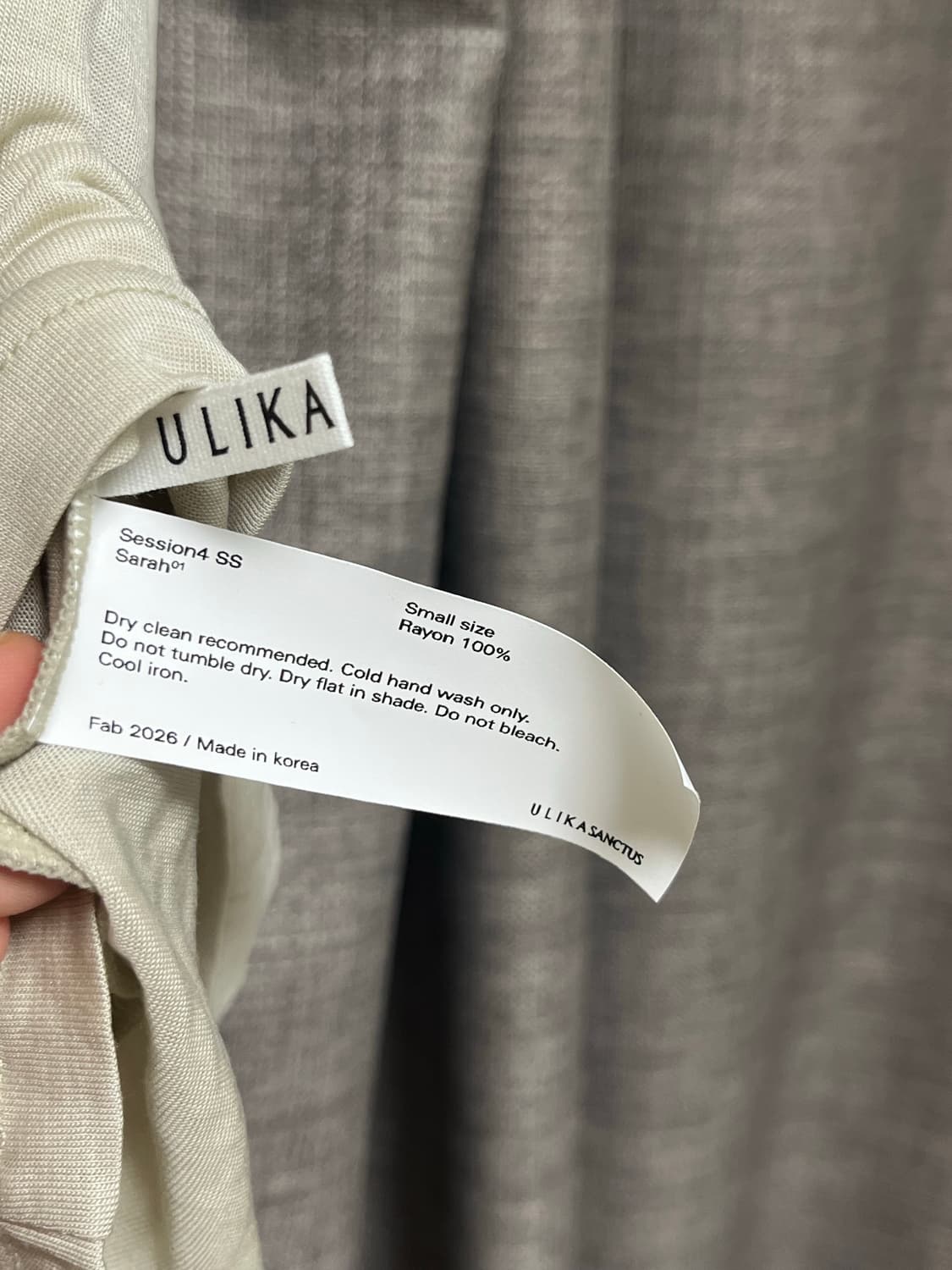 UlikaSanctus 울리카상투스 HALTER WRAP SLEEVELE 상품이미지6