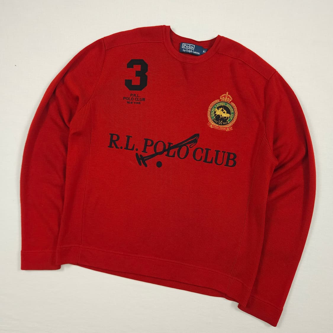 XL(105) 폴로 랄프로렌 클래식 럭비니트 상품이미지2