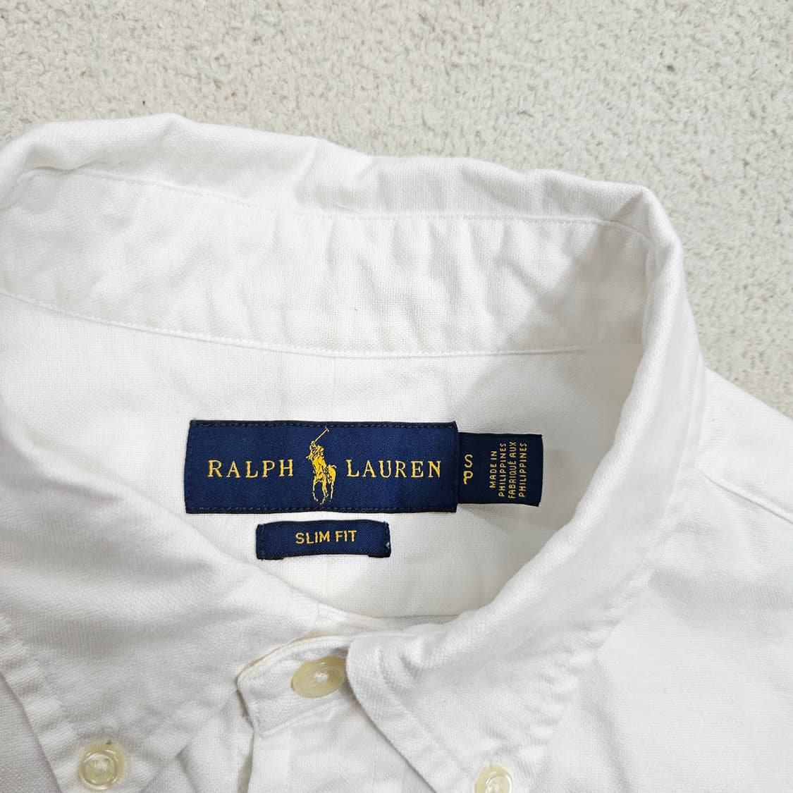 폴로 랄프 로렌 신형 화이트 셔츠 S 상품이미지4