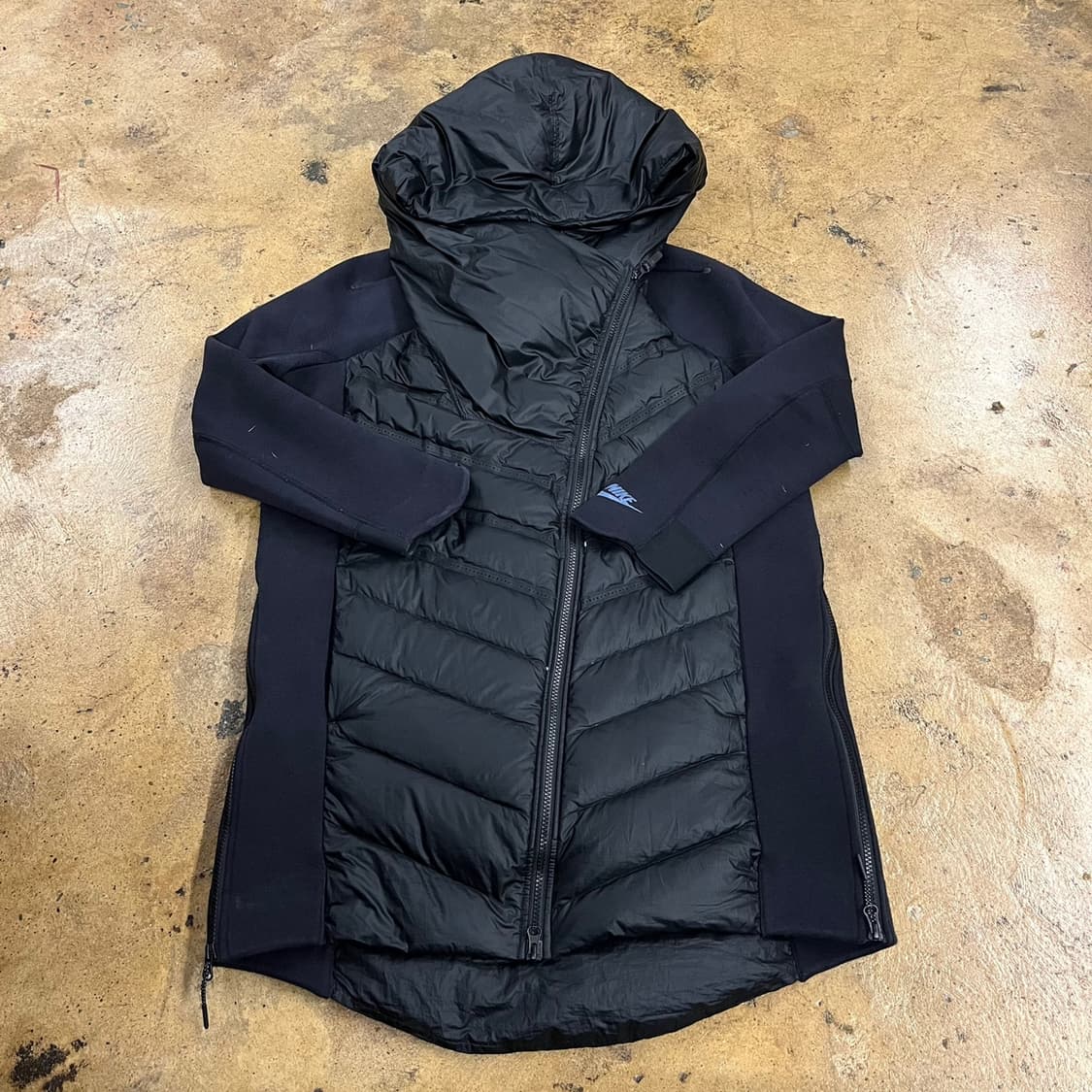 [정품/L] 나이키 패딩 후드 집업 블랙 b16 상품이미지2