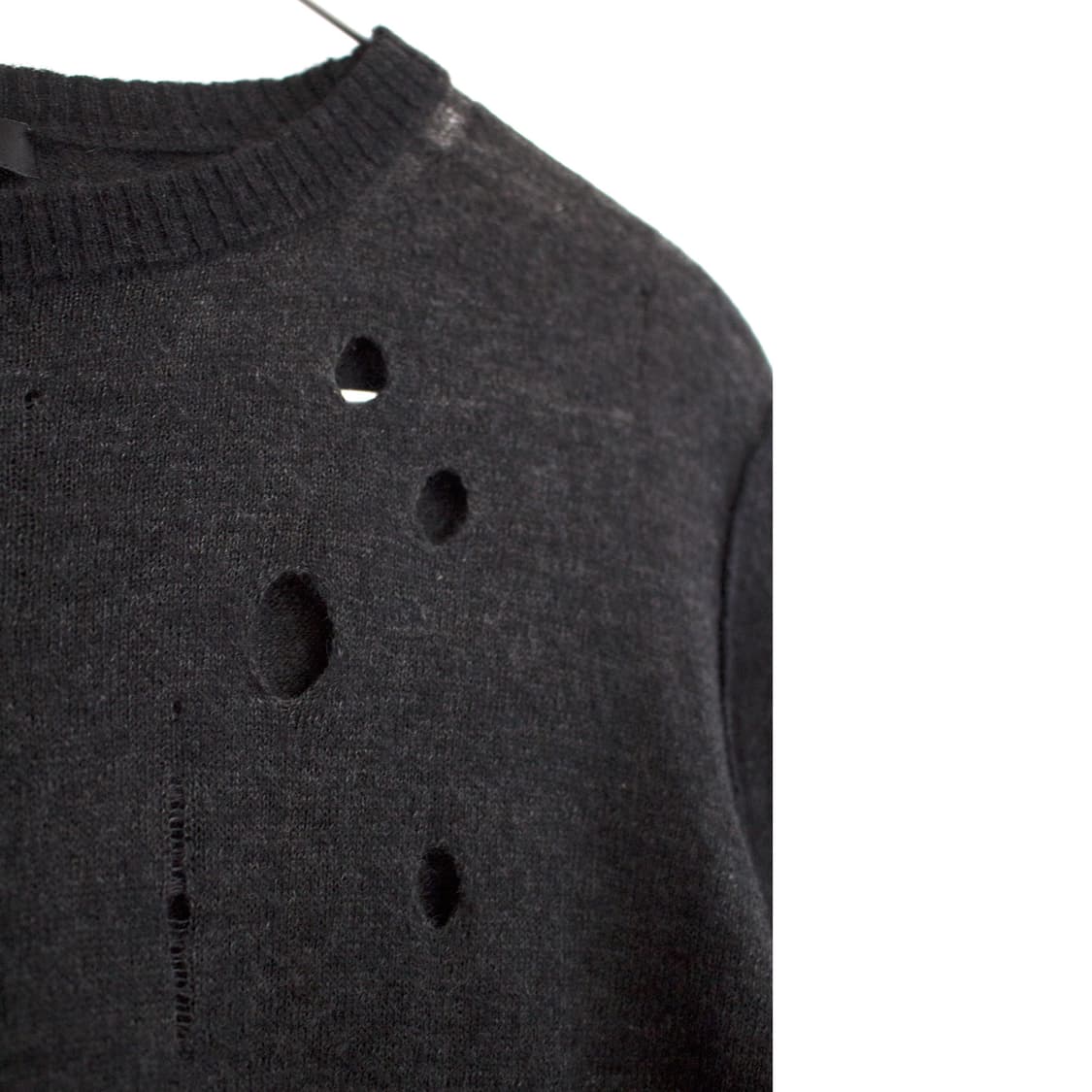 DIESEL 디젤 디스트로이드 챠콜 니트 상품이미지6