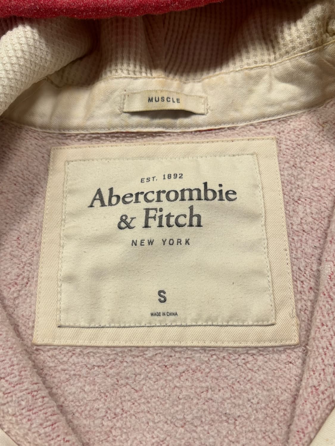 아베크롬비 레드 후드집업 상품이미지6