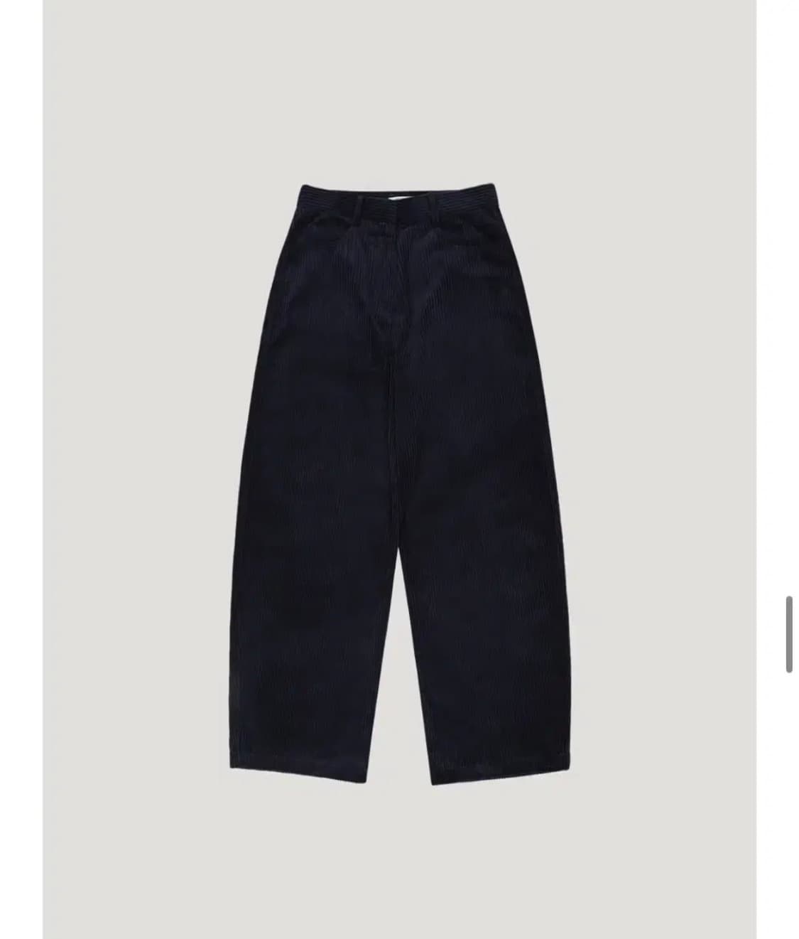 아르토 Curved Wale Corduroy Pants_Navy 상품이미지3