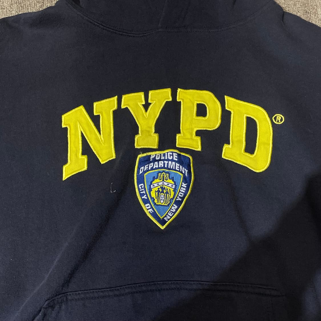 (M) USA NYPD 뉴욕 경찰 후드티  상품이미지3