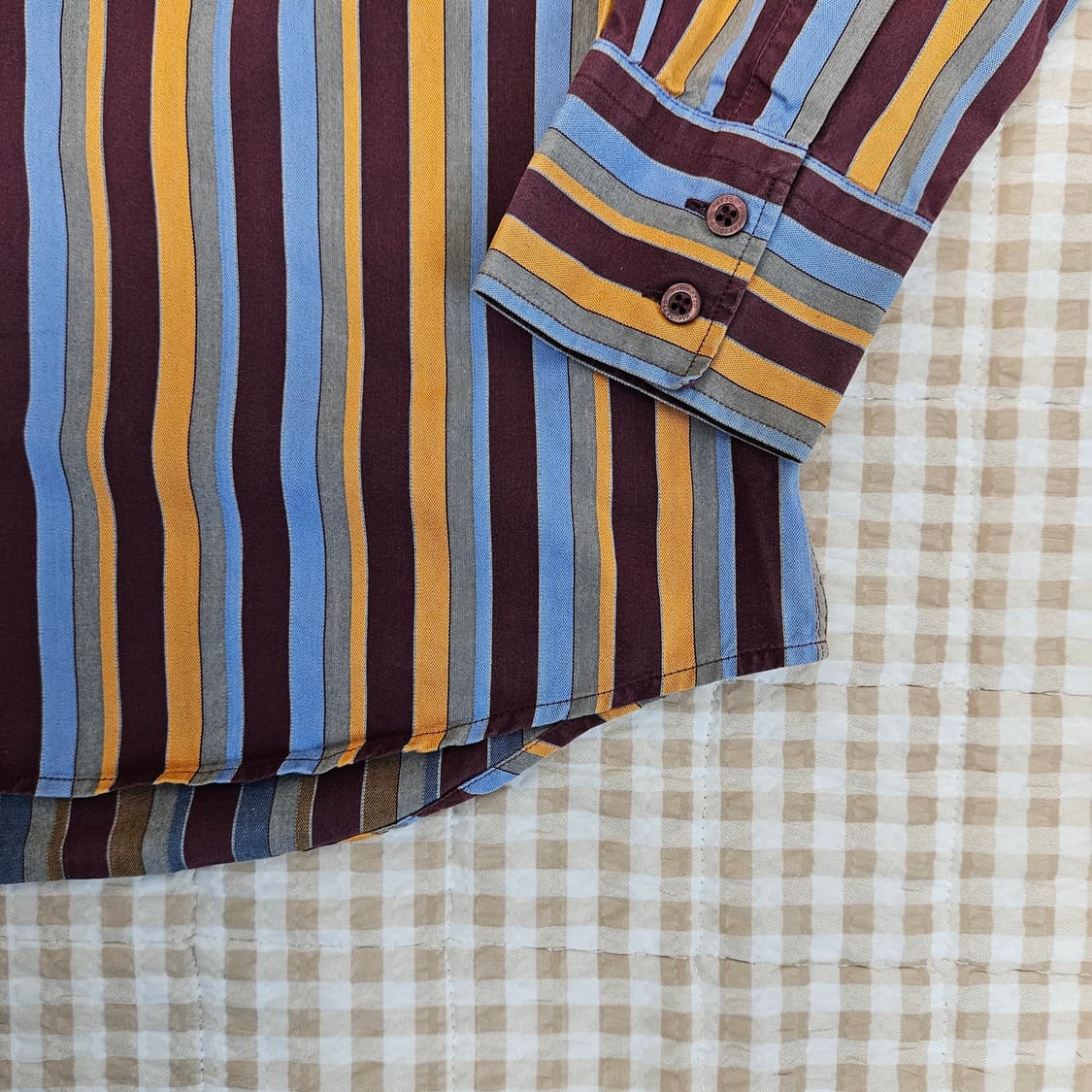 인터메조 스트라이프 긴소매 셔츠 남자100 상품이미지4