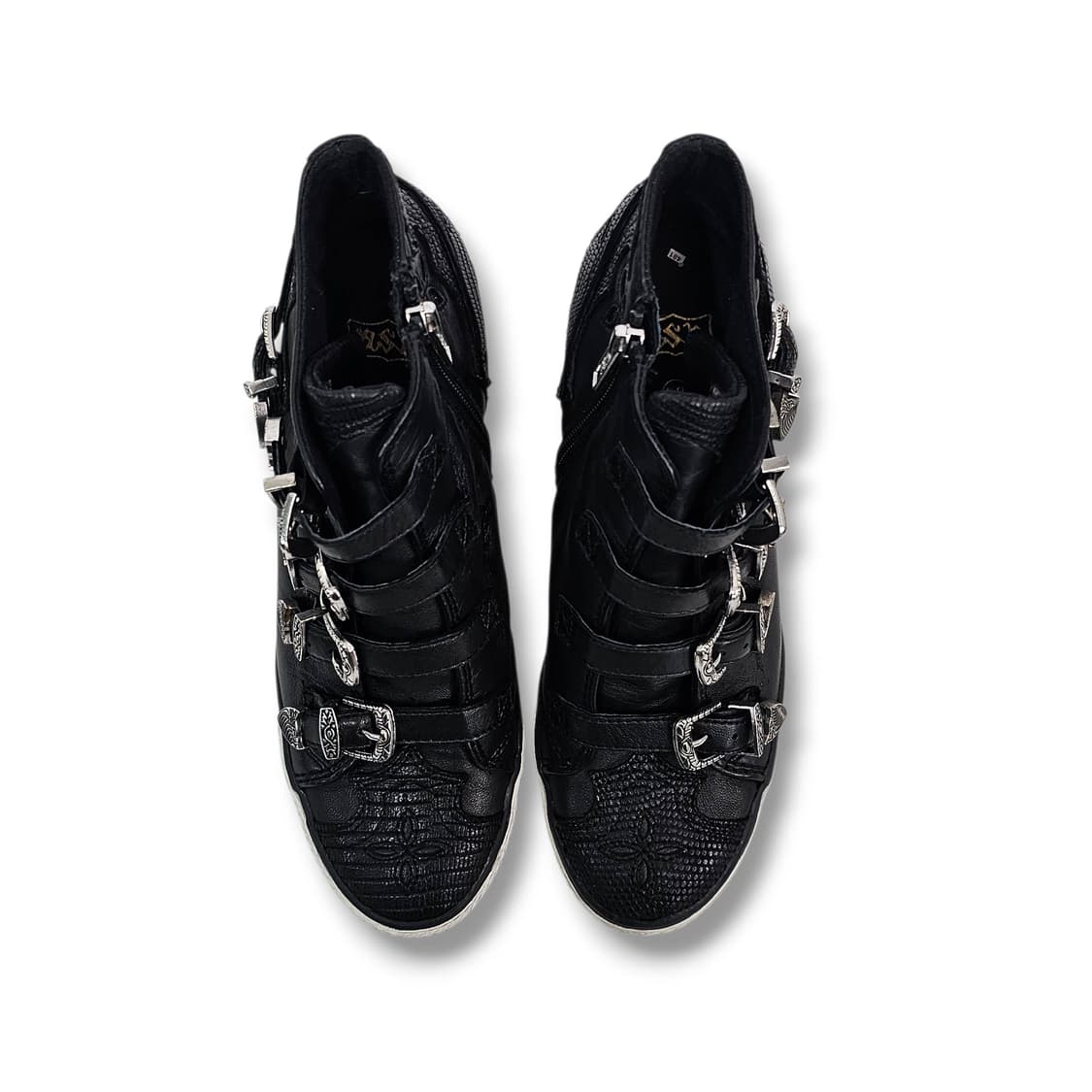 38 Ash 아쉬 블랙 페이즐리 버클 웨지 스니커즈 상품이미지2