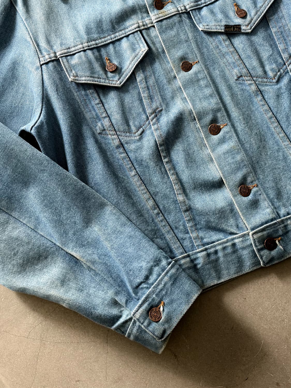 70s Sears Roebucks Denim Trucker Jacket 상품이미지6