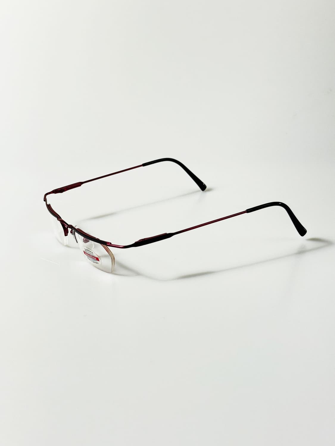 90s 독일제 세미 하프림 와이어 프레임 빈티지 안경 상품이미지3