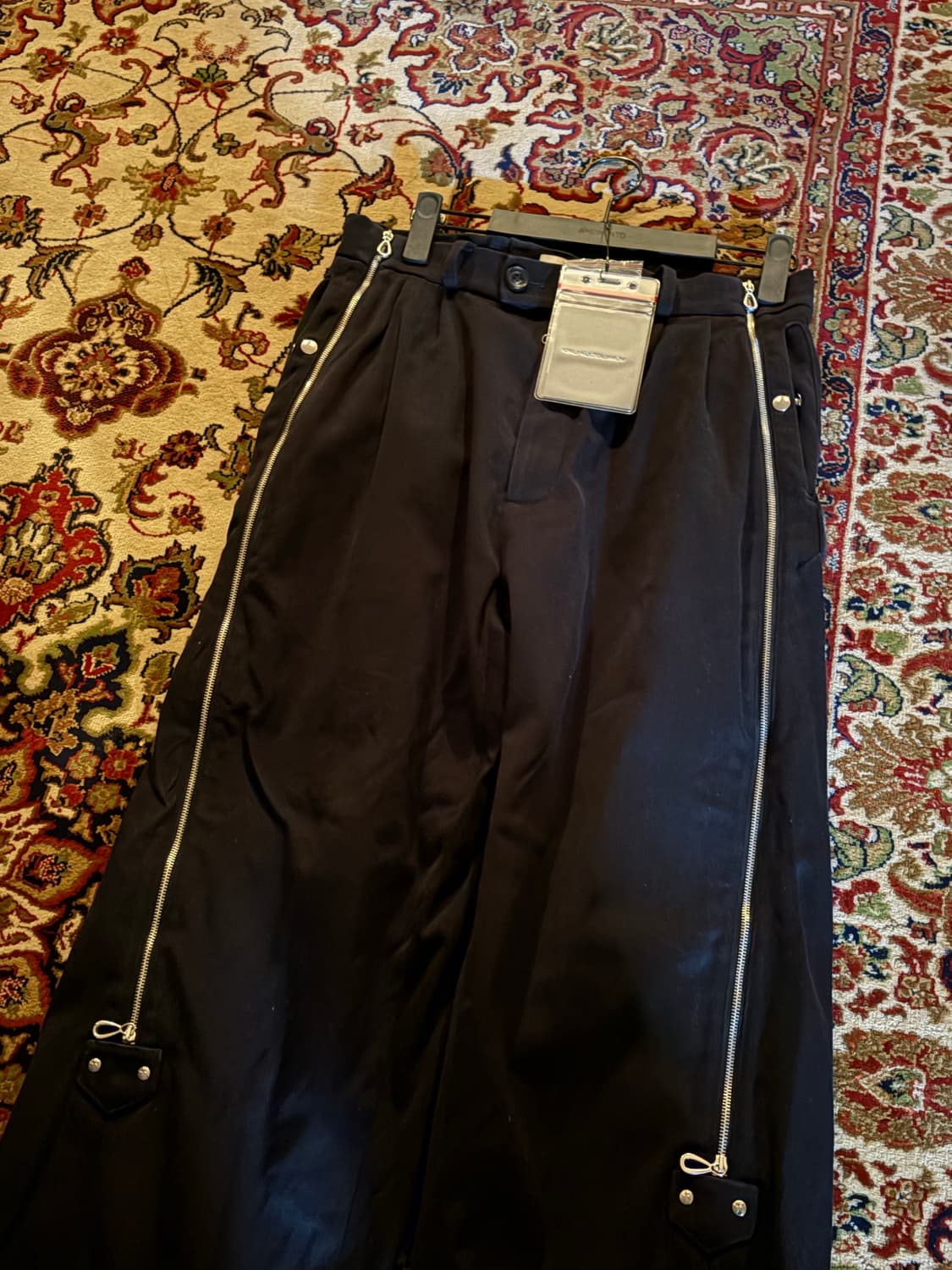 [46]24FW 키코코스타디노브 녹스 트라우저 레이븐 블랙 상품이미지2