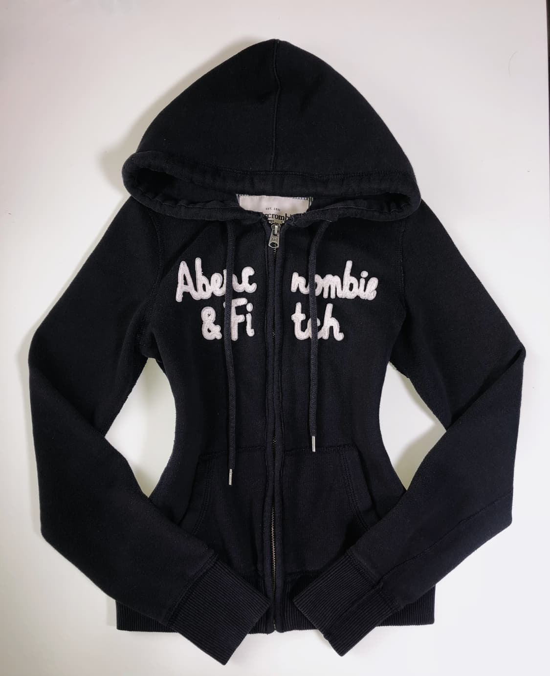 유일매물 대대장 아베크롬비 딱붙핏 후드집업 s 다크네이비 상품이미지2