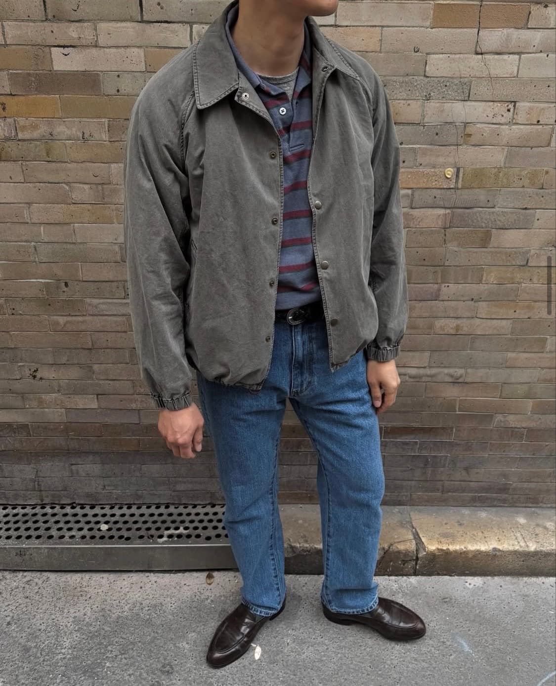 드레프로젝트 HC-Jacket 3 size 워시드 그레이 상품이미지1