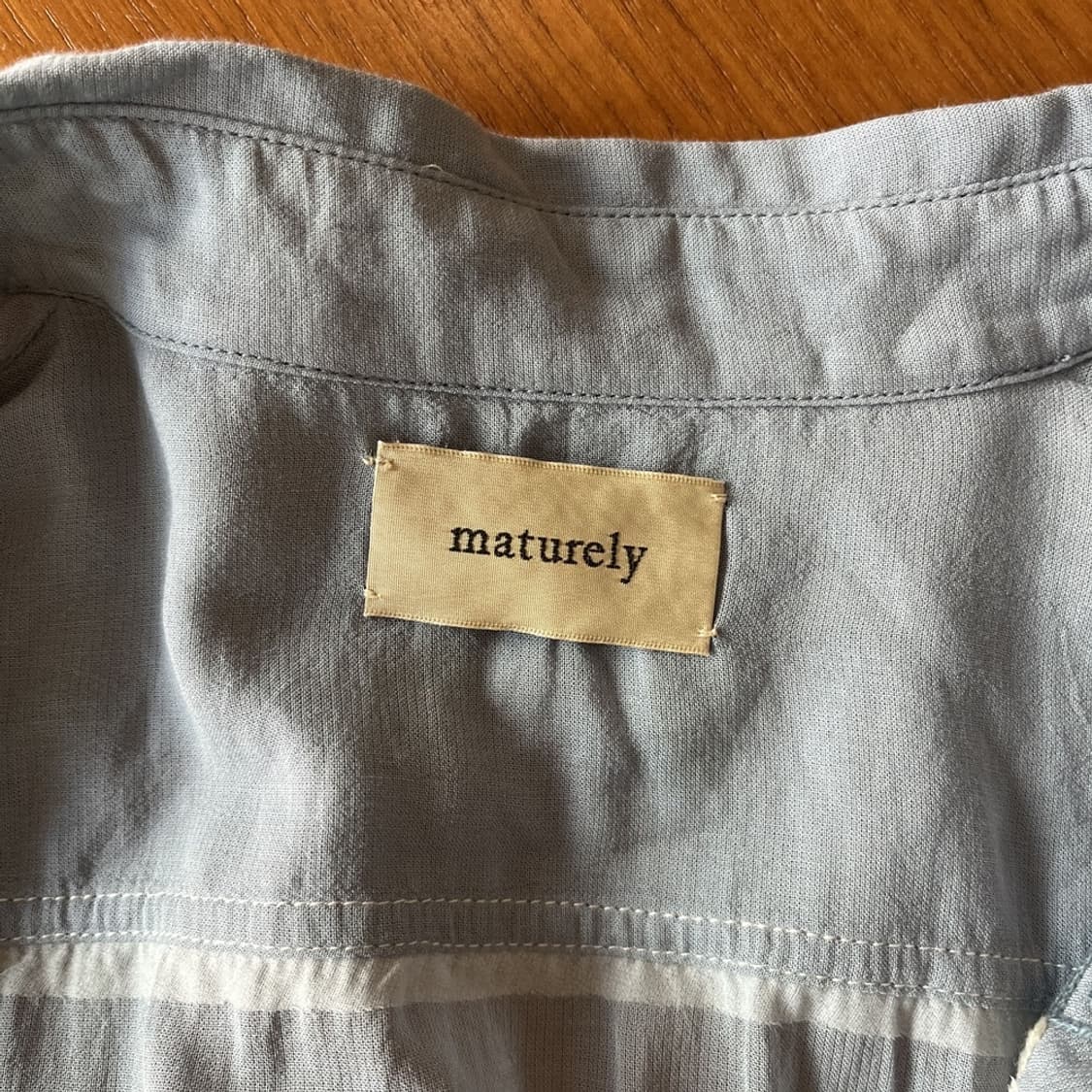 Maturely Flower Hand Stitch Shirt 상품이미지9