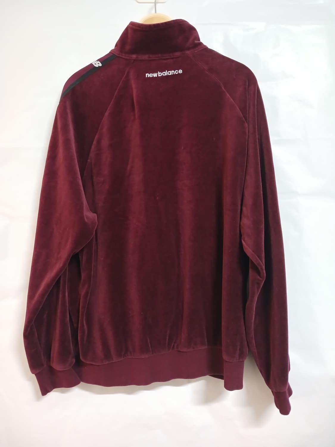 (105,XL)뉴발란스 벨로아 져지 버건디 상품이미지4