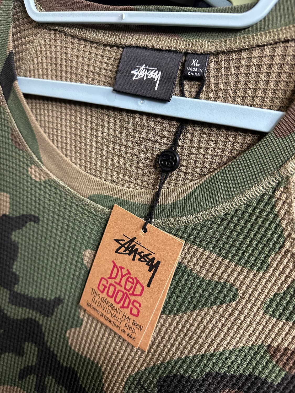 스투시 카모 와플 니트 xl 상품이미지2