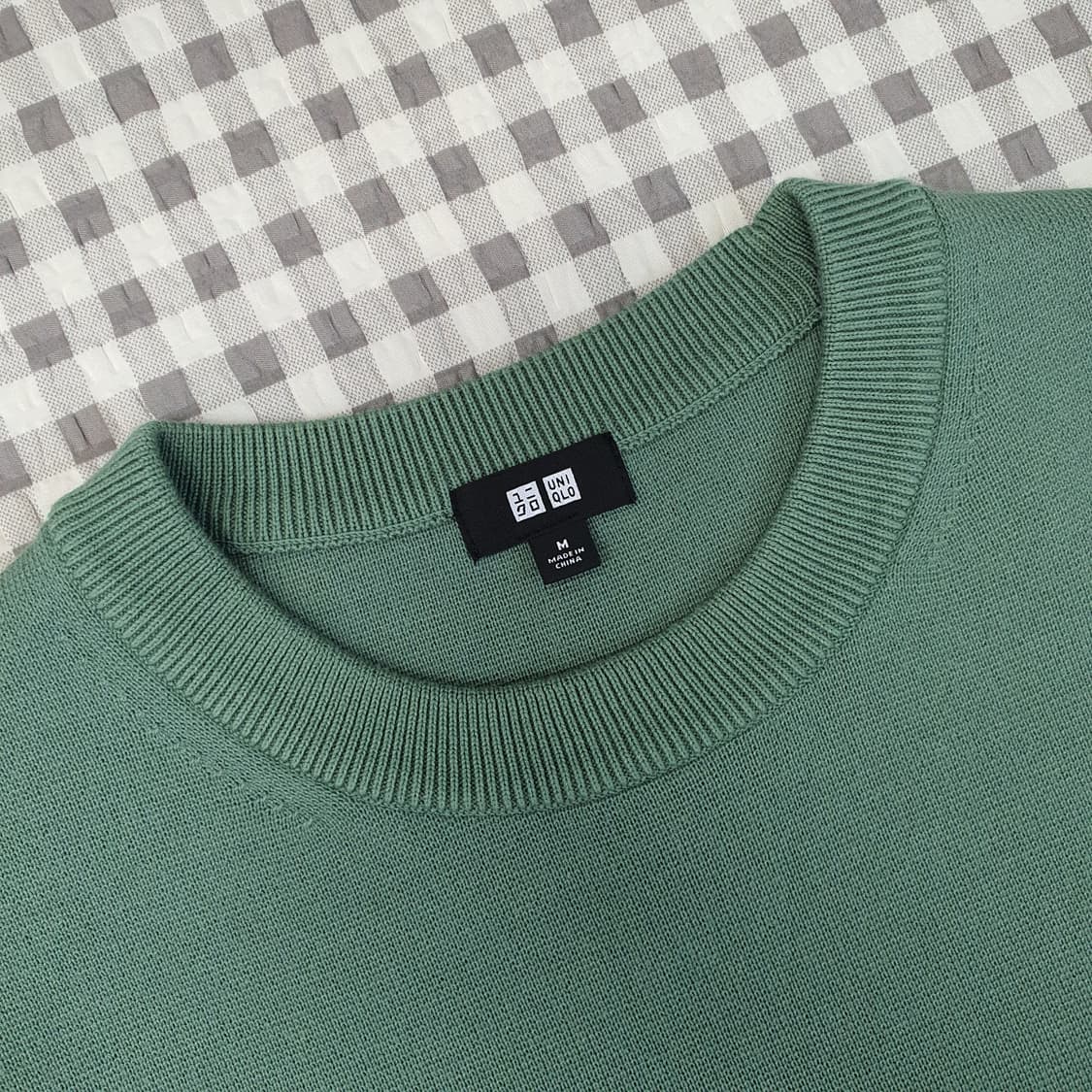 유니클로 긴소매 면니트 남자95~100 상품이미지2