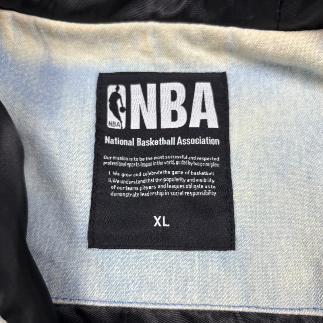 NBA 시카고불스 데님 아노락 상품이미지5